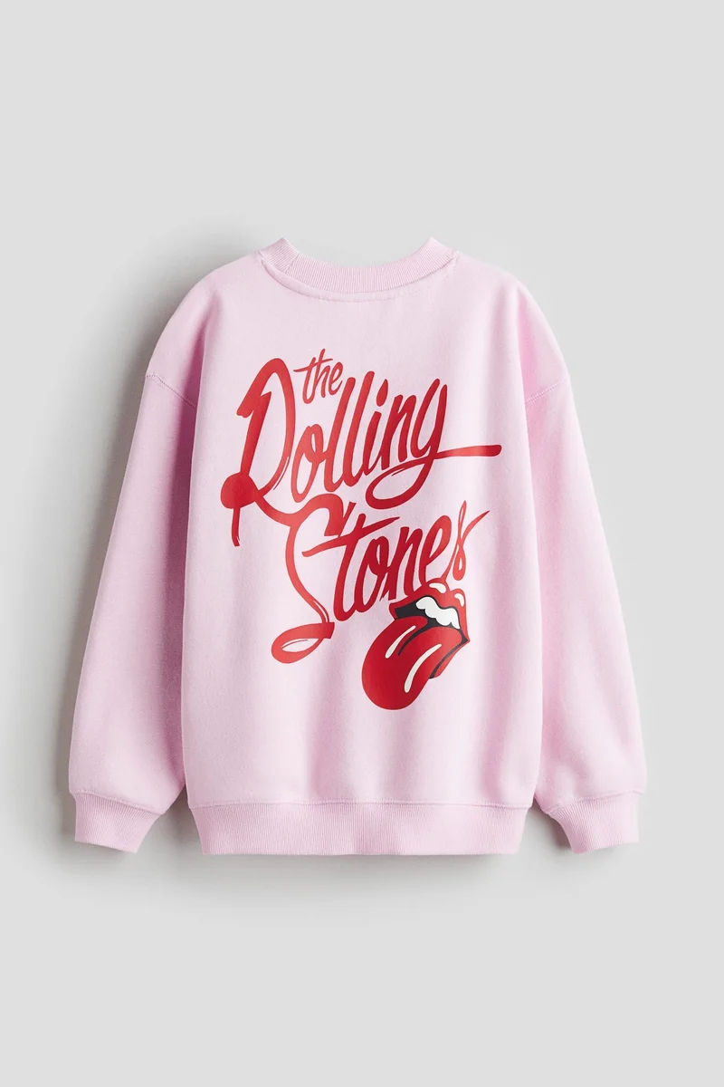 H&M Oversized print-motif sweatshirt